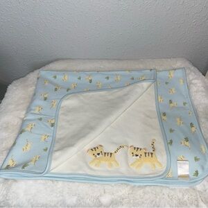 Vintage 2007 Gymboree Tiger In The Jungle Baby Blanket